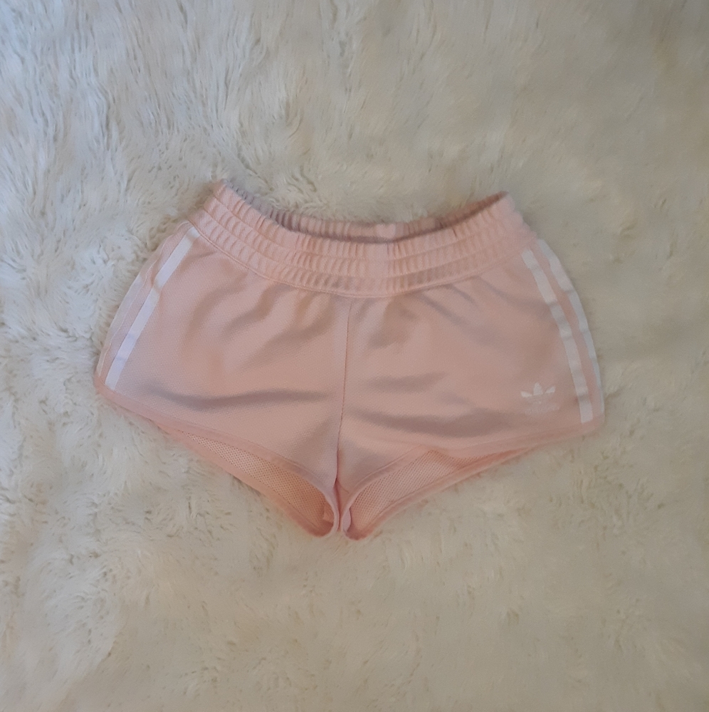 Adidas baby pink shorts